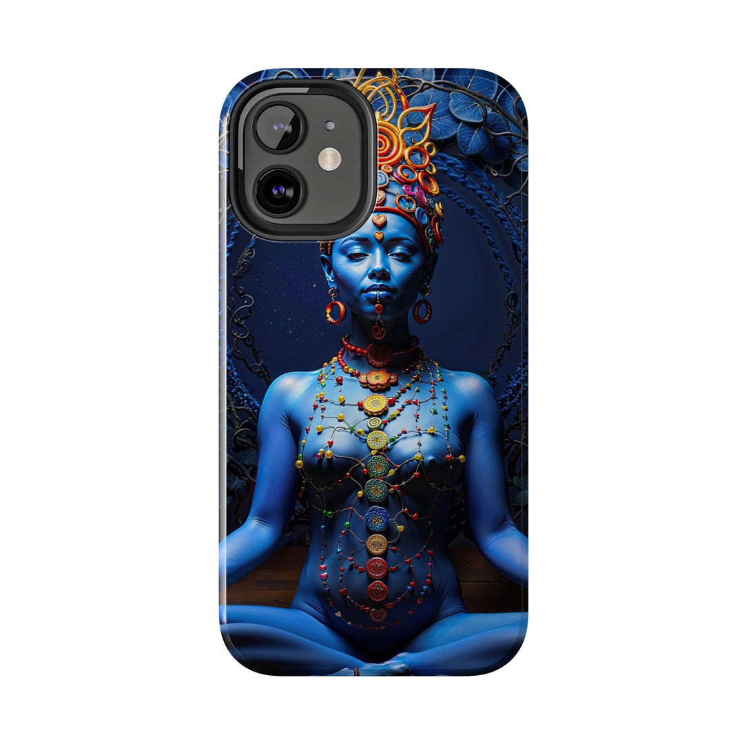 Mystical Blue Harmony - Tough Phone Case - Phone Case - g(0D·IO) - iPhone 13 Mini - -