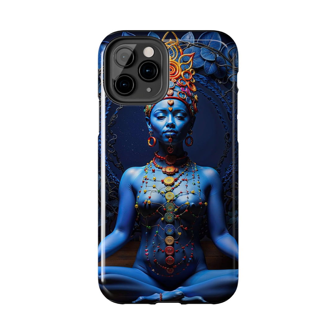 Mystical Blue Harmony - Tough Phone Case - Phone Case - g(0D·IO) - iPhone 13 Mini - -