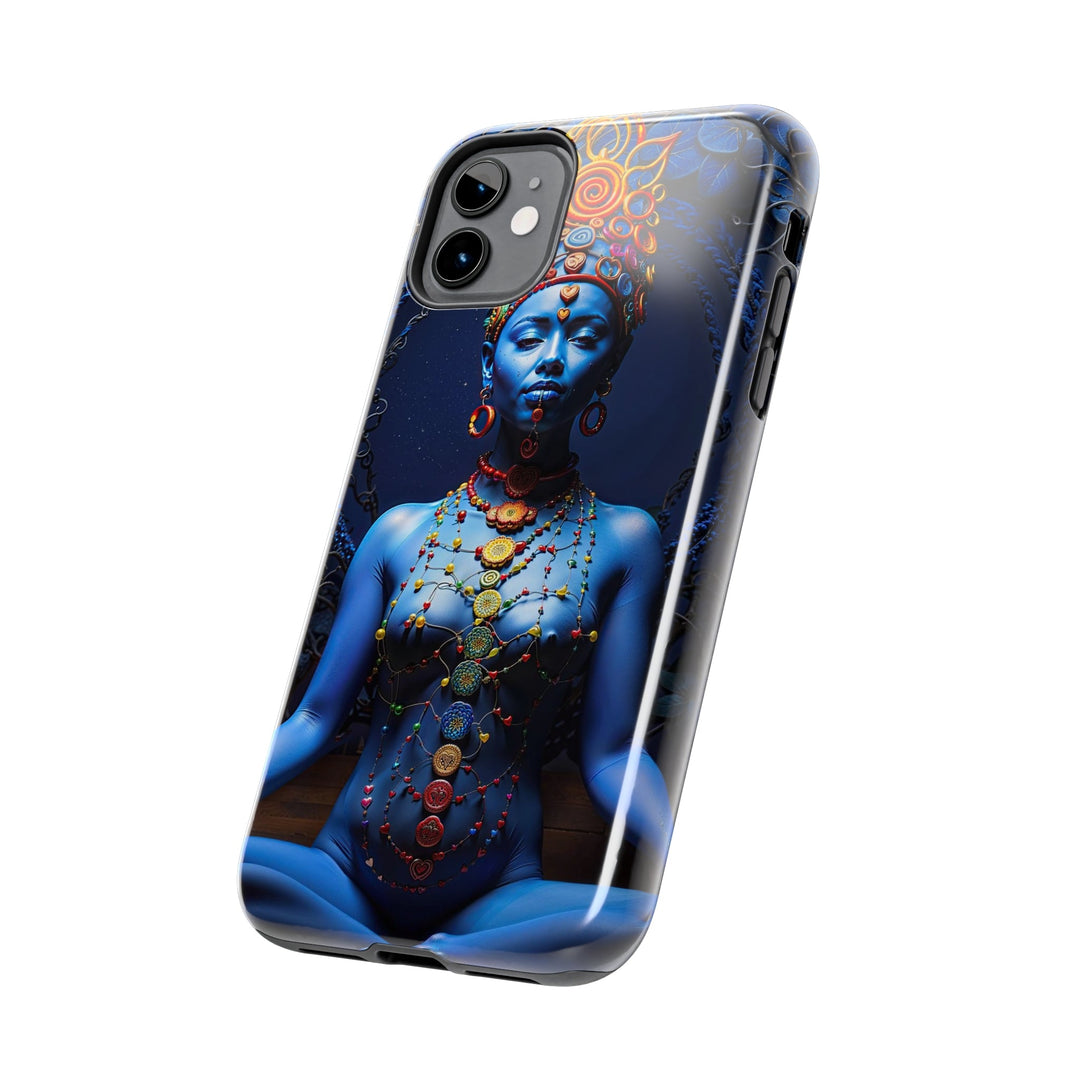 Mystical Blue Harmony - Tough Phone Case - Phone Case - g(0D·IO) - iPhone 13 Mini - -