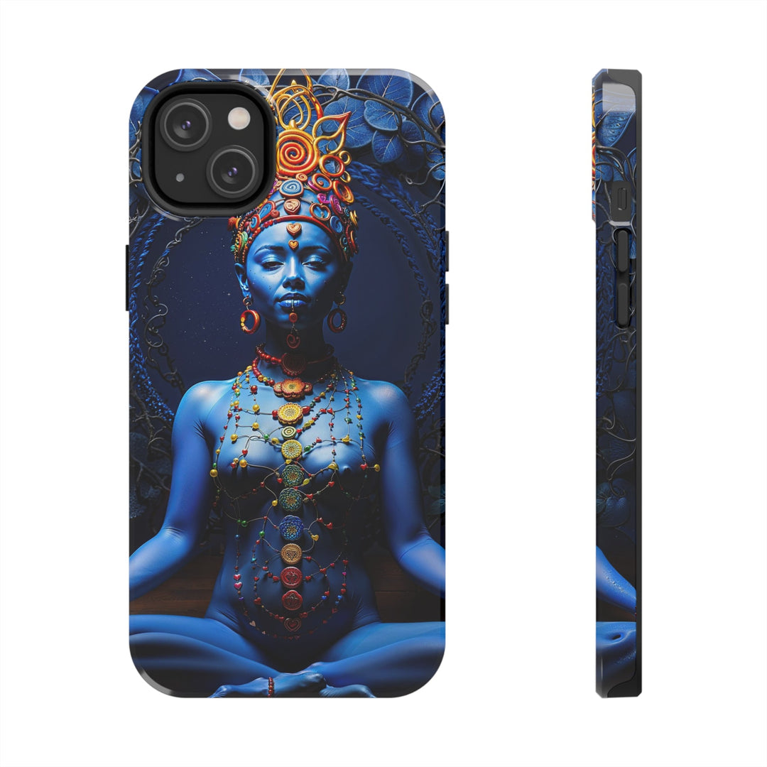 Mystical Blue Harmony - Tough Phone Case - Phone Case - g(0D·IO) - iPhone 14 Plus - -