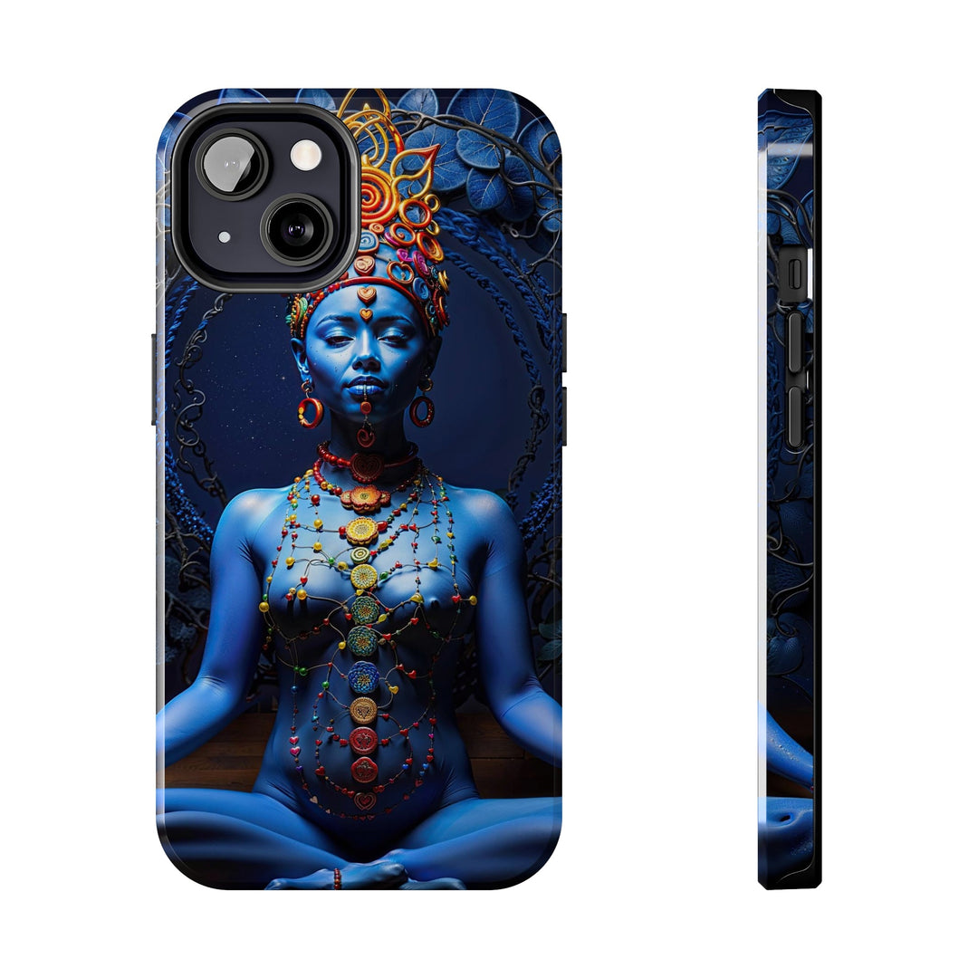 Mystical Blue Harmony - Tough Phone Case - Phone Case - g(0D·IO) - iPhone 13 - -