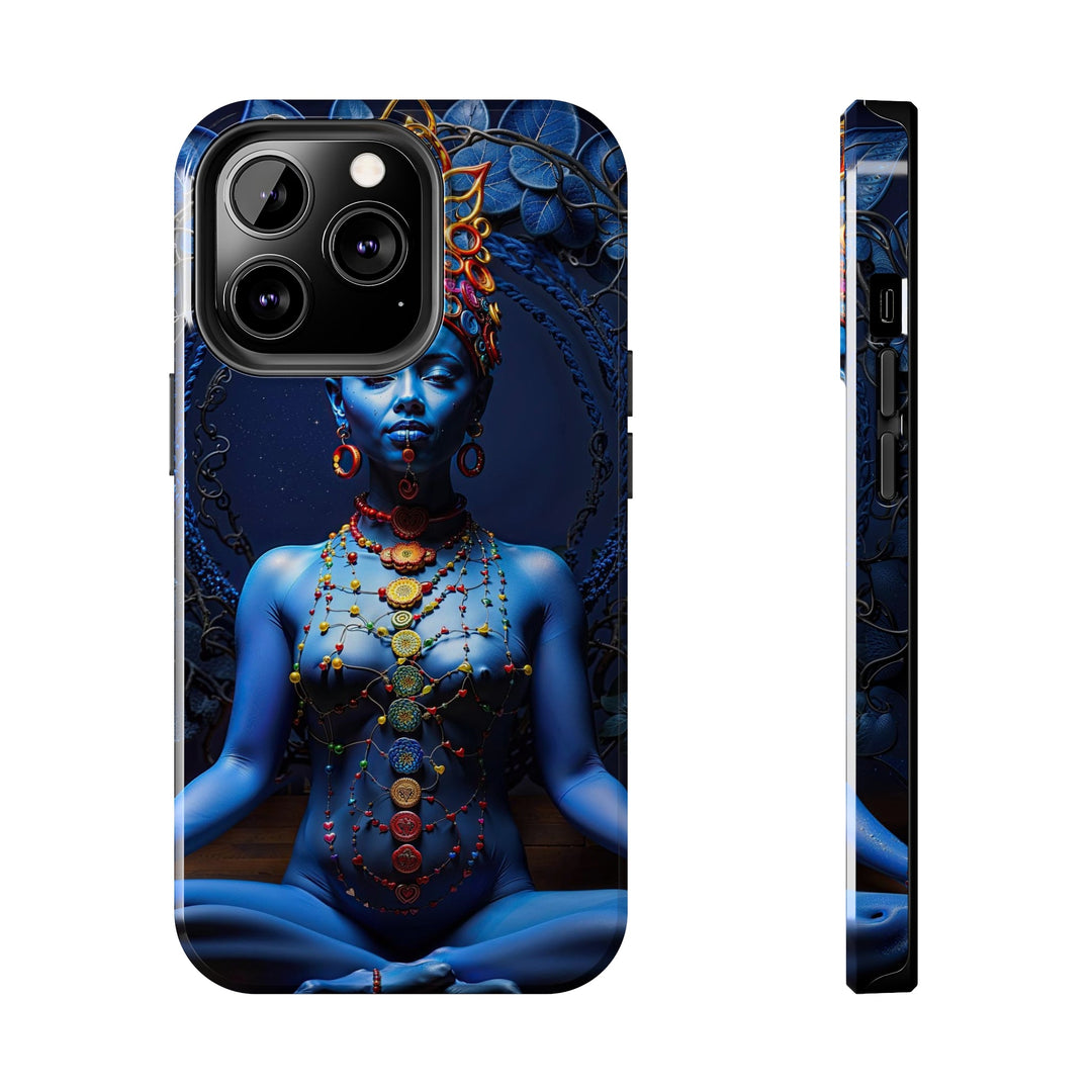 Mystical Blue Harmony - Tough Phone Case - Phone Case - g(0D·IO) - iPhone 13 Pro - -