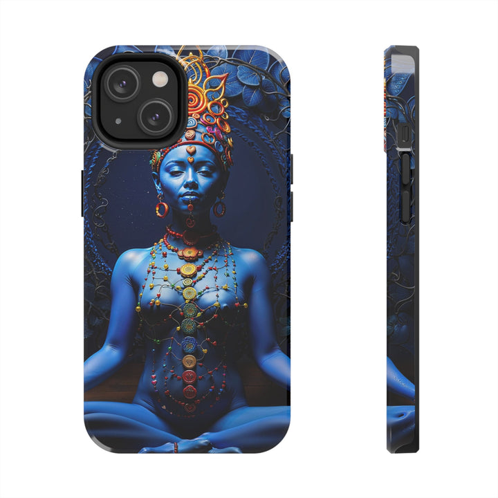 Mystical Blue Harmony - Tough Phone Case - Phone Case - g(0D·IO) - iPhone 14 - -