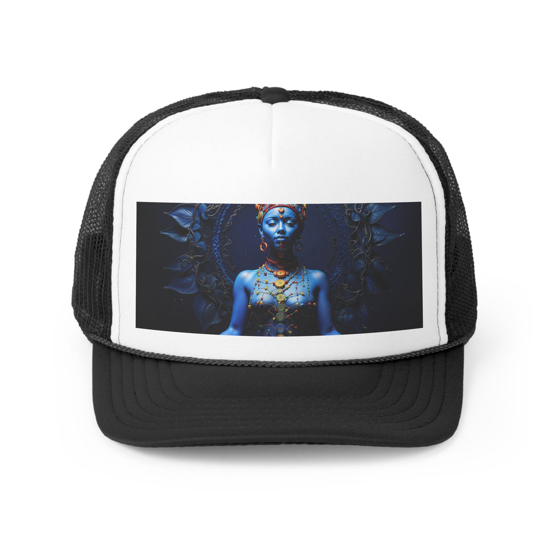 Mystical Blue Harmony - Trucker Hat - Hats - g(0D·IO) - Black - One size -