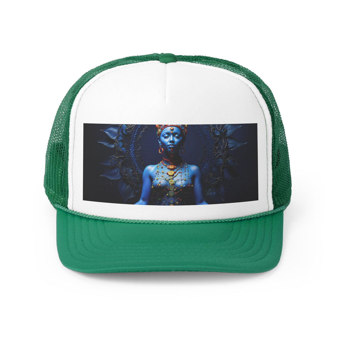 Mystical Blue Harmony - Trucker Hat - Hats - g(0D·IO) - Green - One size -