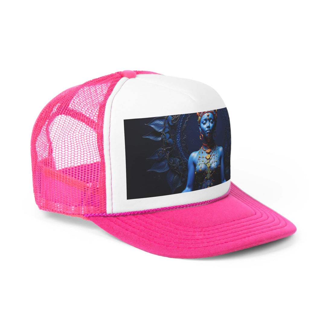 Mystical Blue Harmony - Trucker Hat - Hats - g(0D·IO) - Pink - One size -