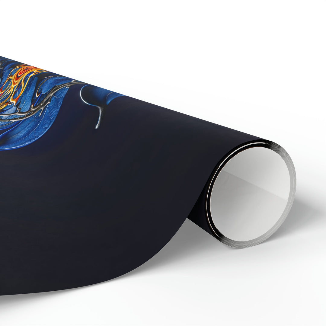 Mystical Blue Harmony - Wrapping Paper - Home Decor - g(0D·IO) - 30" x 180" - Matte -