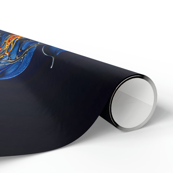 Mystical Blue Harmony - Wrapping Paper - Home Decor - g(0D·IO) - 30" x 180" - Matte -