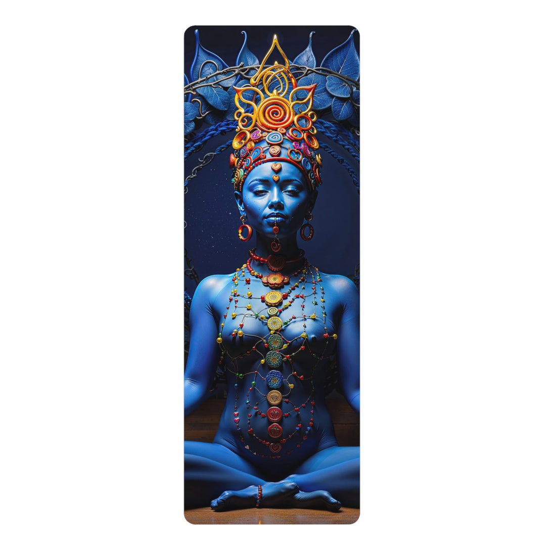 Mystical Blue Harmony - Yoga Mat - Home Decor - g(0D·IO) - 24” x 68” - -