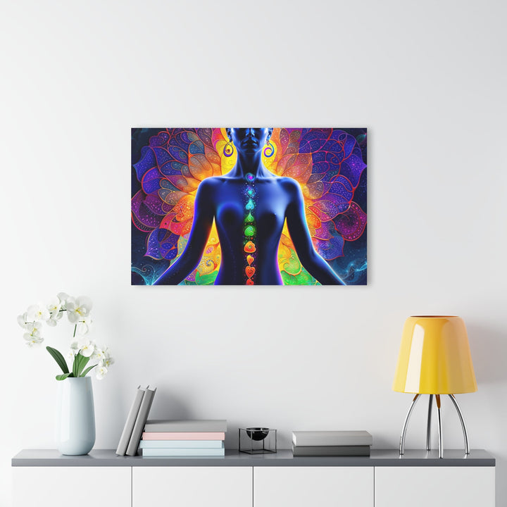 Mystical Chakra Meditation - Acrylic Prints (French Cleat Hanging) - Home Decor - g(0D·IO) - 24" x 36" (Vertical) - 0.25'' -