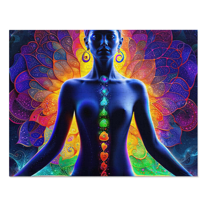 Mystical Chakra Meditation - Jigsaw Puzzle (100, 252, 500, 1000 pieces) - Puzzle - g(0D·IO) - 14" × 11" (252 pcs) - -