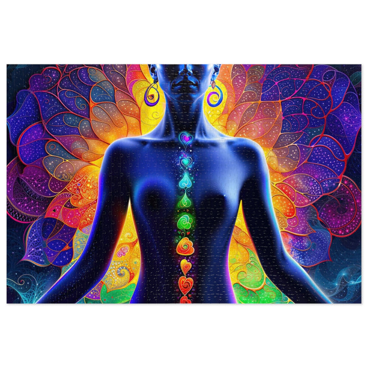 Mystical Chakra Meditation - Jigsaw Puzzle (100, 252, 500, 1000 pieces) - Puzzle - g(0D·IO) - 29.25" × 19.75" (1000 pcs) - -