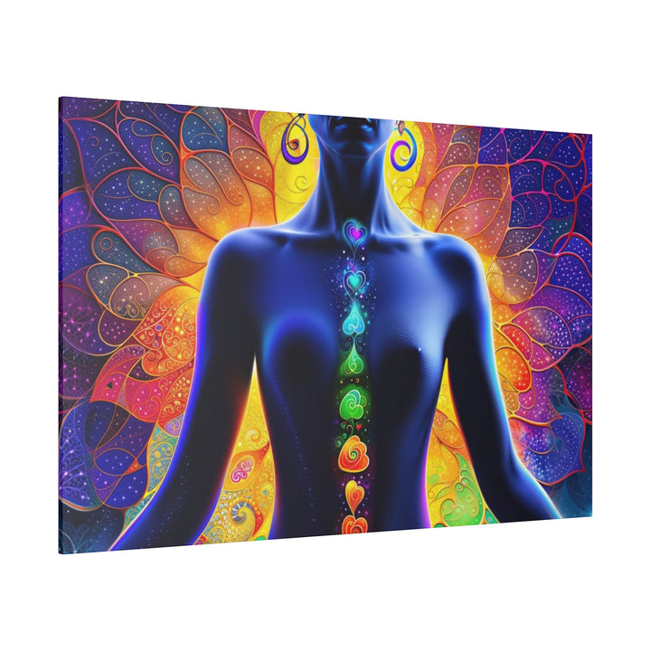 Mystical Chakra Meditation - Matte Canvas - Canvas - g(0D·IO) - 32" x 32" (Square) - 0.75'' -