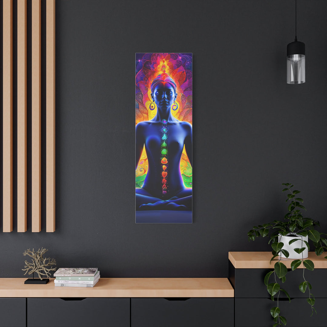 Mystical Chakra Meditation - Matte Canvas Print 1.25" - Canvas - g(0D·IO) - 36" x 36" - 1.25" -