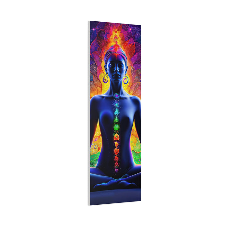 Mystical Chakra Meditation - Matte Canvas Print 1.25" - Canvas - g(0D·IO) - 36" x 36" - 1.25" -