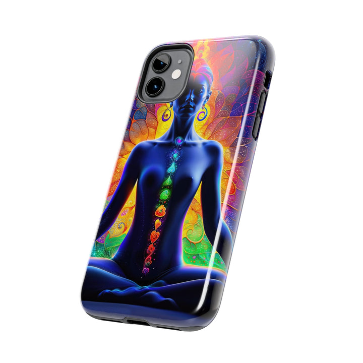 Mystical Chakra Meditation - Tough Phone Case - Phone Case - g(0D·IO) - iPhone 13 Mini - -