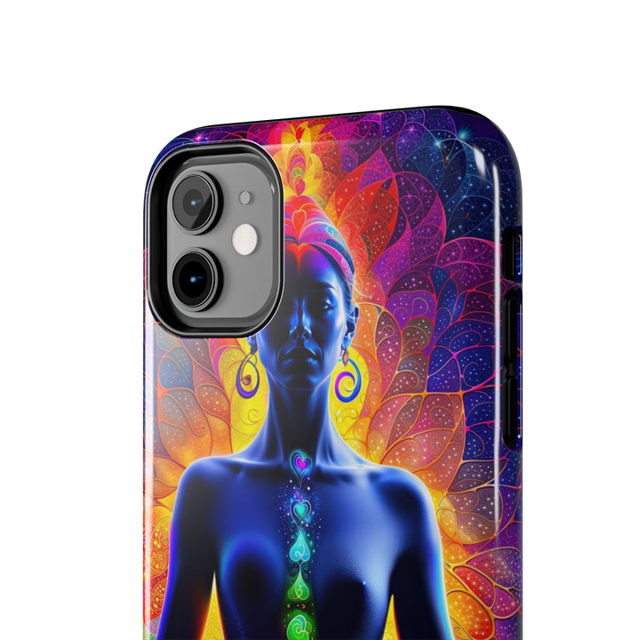 Mystical Chakra Meditation - Tough Phone Case - Phone Case - g(0D·IO) - iPhone 13 Mini - -