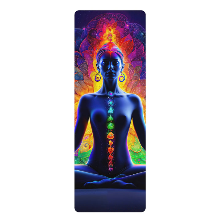 Mystical Chakra Meditation - Yoga Mat - Home Decor - g(0D·IO) - 24” x 68” - -