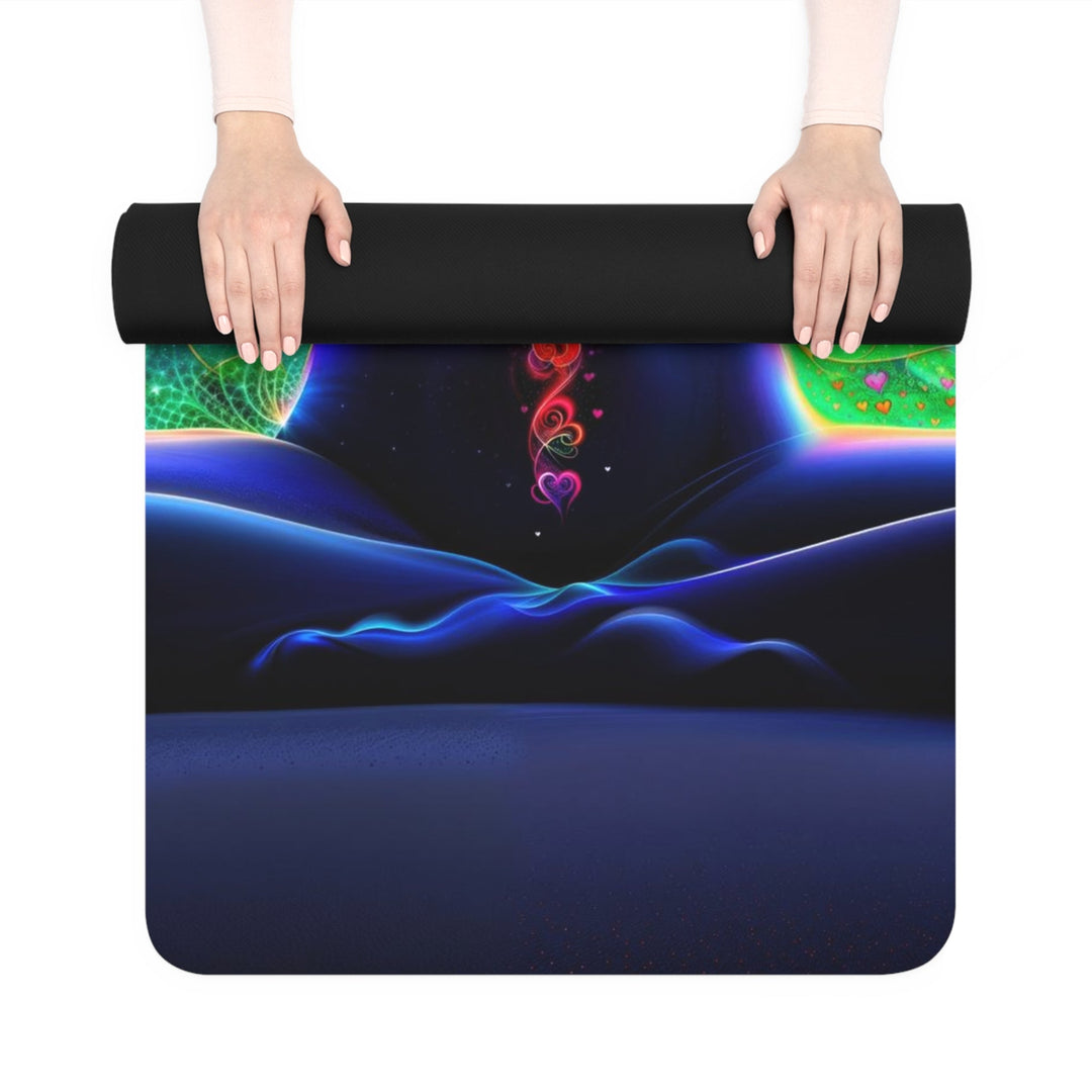 Mystical Chakra Meditation - Yoga Mat - Home Decor - g(0D·IO) - 24” x 68” - -