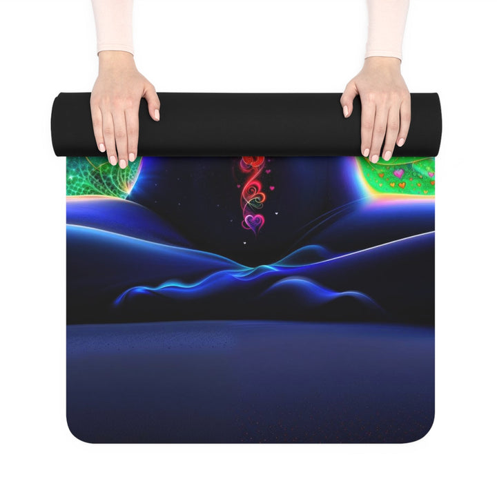 Mystical Chakra Meditation - Yoga Mat - Home Decor - g(0D·IO) - 24” x 68” - -