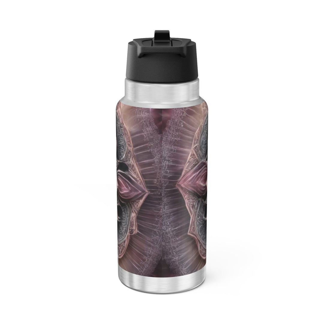 Mystical Floral Mandala - Gator Tumbler 32oz - Mug - g(0D·IO) - Silver - 32oz -