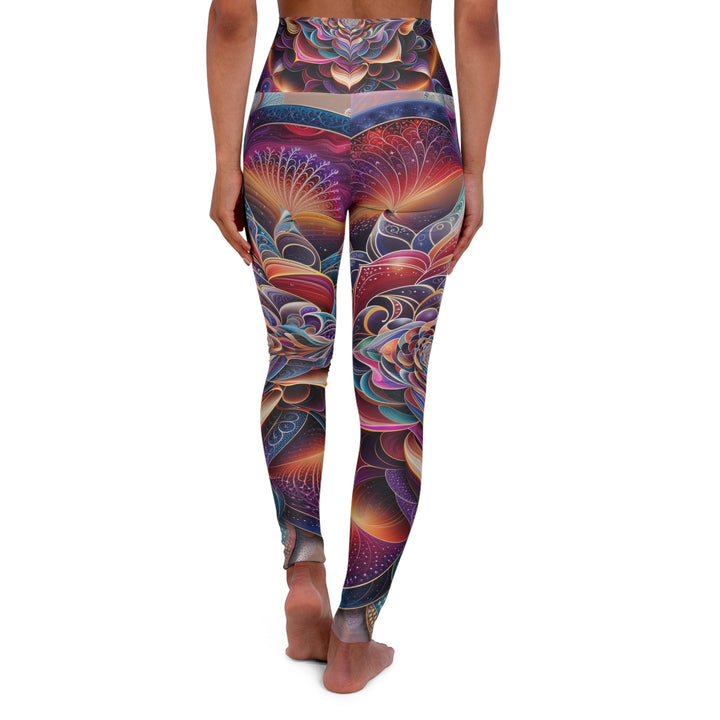 Mystical Floral Mandala - High Waisted AOP Yoga Leggings - All Over Prints - g(0D·IO) - XS - -