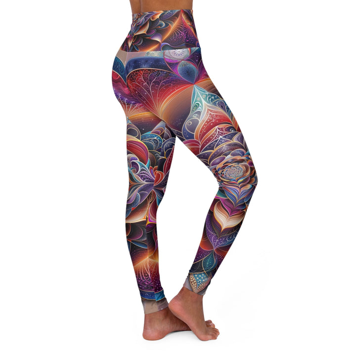 Mystical Floral Mandala - High Waisted AOP Yoga Leggings - All Over Prints - g(0D·IO) - XS - -