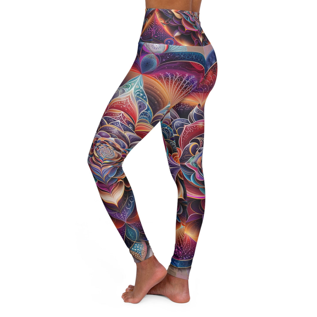 Mystical Floral Mandala - High Waisted AOP Yoga Leggings - All Over Prints - g(0D·IO) - XS - -