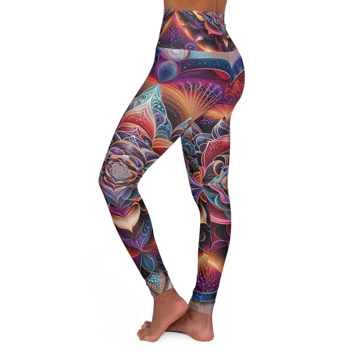 Mystical Floral Mandala - High Waisted AOP Yoga Leggings - All Over Prints - g(0D·IO) - XS - -