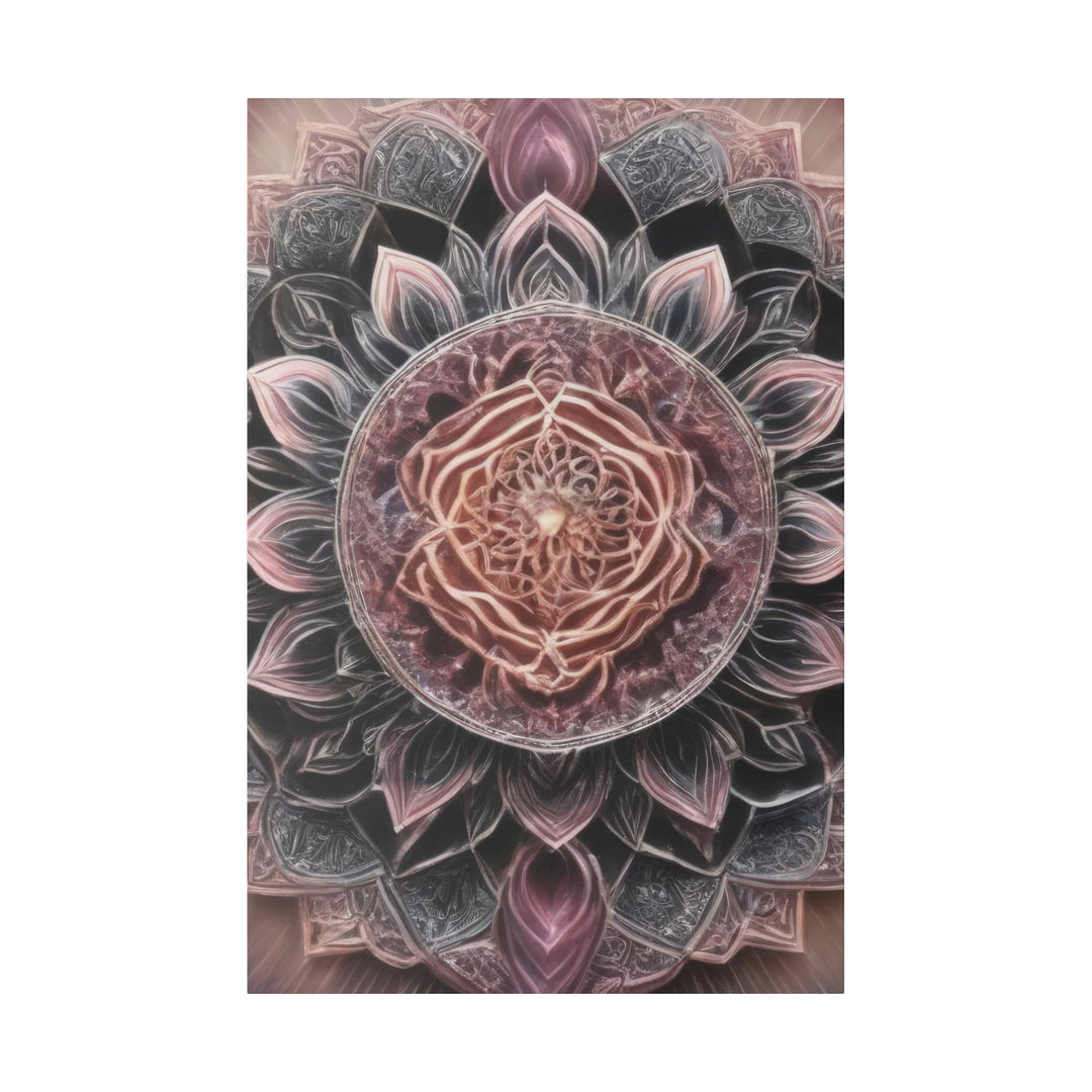 Mystical Floral Mandala - Matte Canvas - Canvas - g(0D·IO) - 32″ x 48″ (Vertical) - 0.75'' -