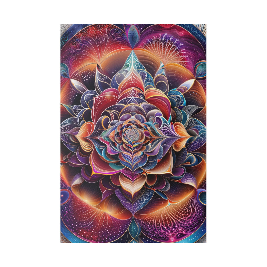 Mystical Floral Mandala - Matte Canvas - Canvas - g(0D·IO) - 32″ x 48″ (Vertical) - 0.75'' -