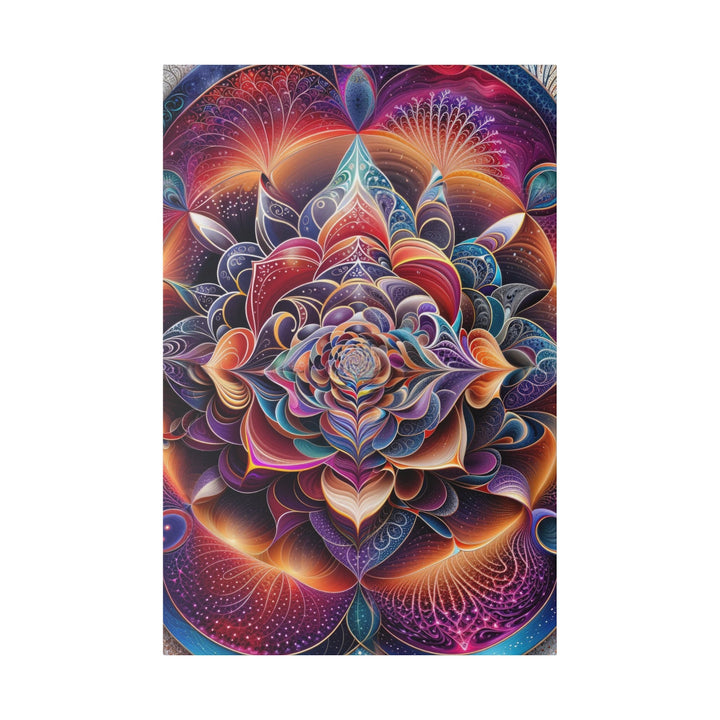 Mystical Floral Mandala - Matte Canvas - Canvas - g(0D·IO) - 32″ x 48″ (Vertical) - 0.75'' -