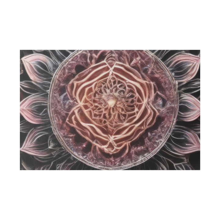 Mystical Floral Mandala - Matte Canvas - Canvas - g(0D·IO) - 48″ x 32″ (Horizontal) - 0.75'' -