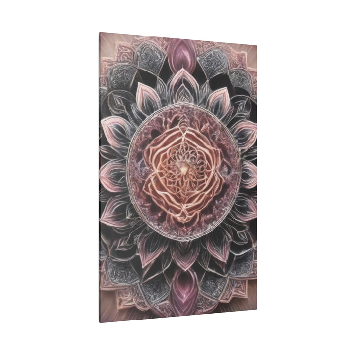 Mystical Floral Mandala - Matte Canvas - Canvas - g(0D·IO) - 32" x 32" (Square) - 0.75'' -