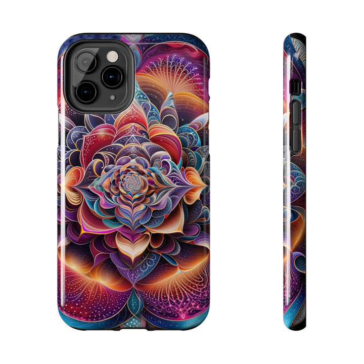 Mystical Floral Mandala - Tough Phone Case - Phone Case - g(0D·IO) - iPhone 11 Pro - -