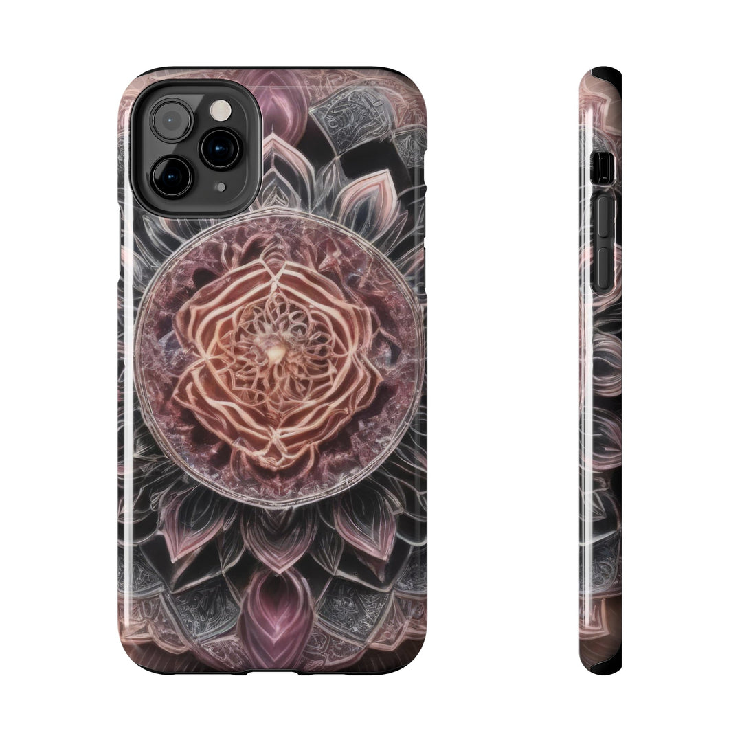 Mystical Floral Mandala - Tough Phone Case - Phone Case - g(0D·IO) - iPhone 11 Pro Max - -