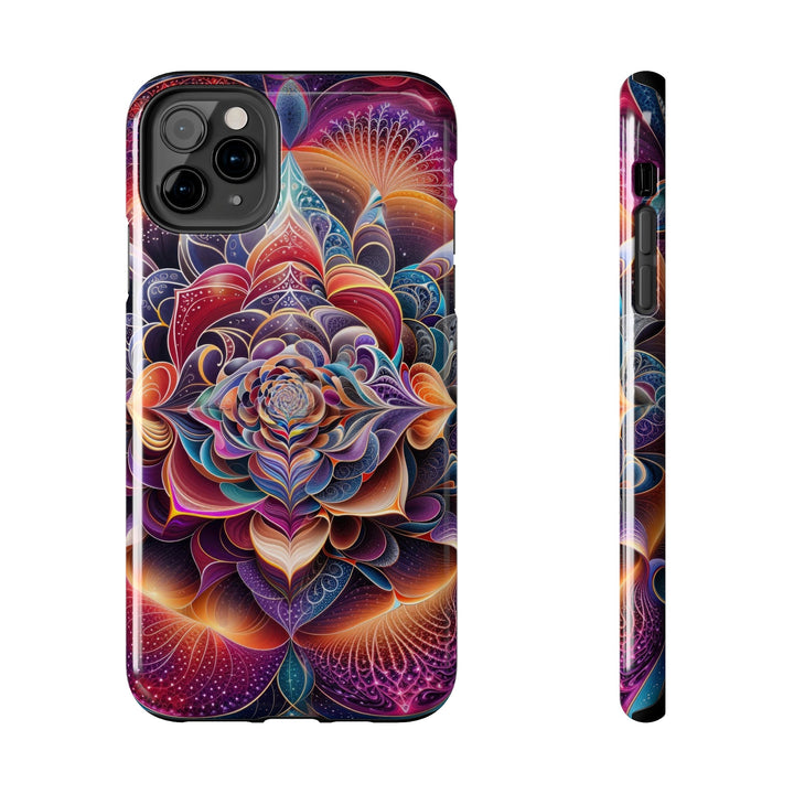 Mystical Floral Mandala - Tough Phone Case - Phone Case - g(0D·IO) - iPhone 11 Pro Max - -