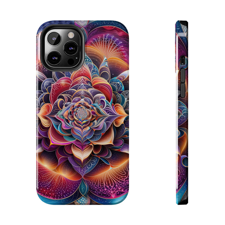 Mystical Floral Mandala - Tough Phone Case - Phone Case - g(0D·IO) - iPhone 12 Pro Max - -