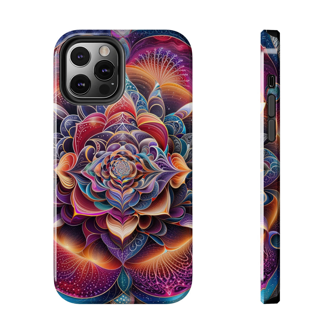 Mystical Floral Mandala - Tough Phone Case - Phone Case - g(0D·IO) - iPhone 12 Pro - -