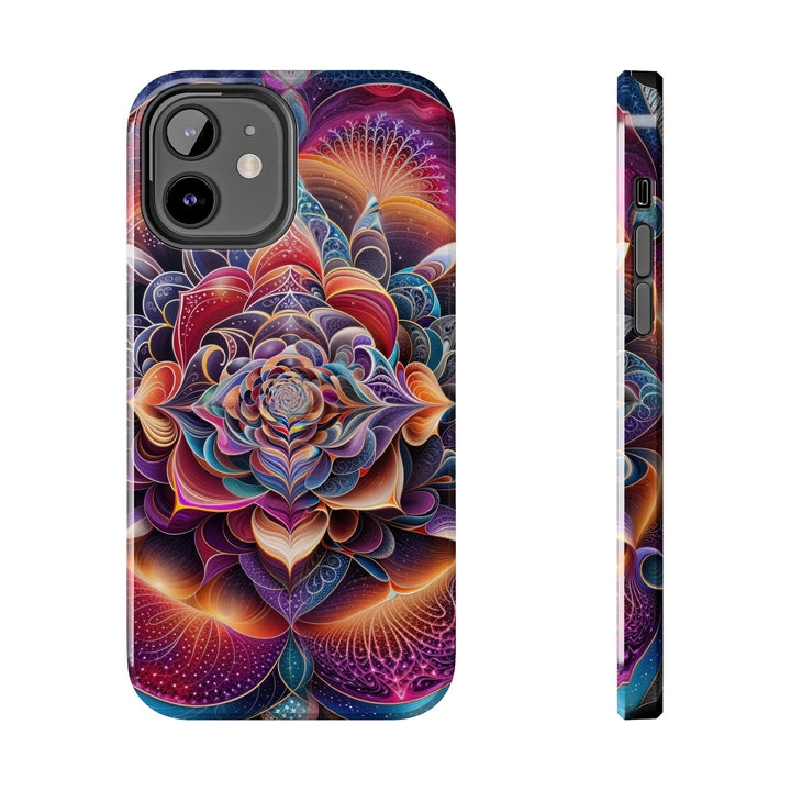 Mystical Floral Mandala - Tough Phone Case - Phone Case - g(0D·IO) - iPhone 12 - -