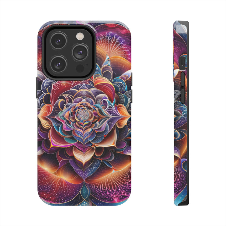 Mystical Floral Mandala - Tough Phone Case - Phone Case - g(0D·IO) - iPhone 14 Pro - -