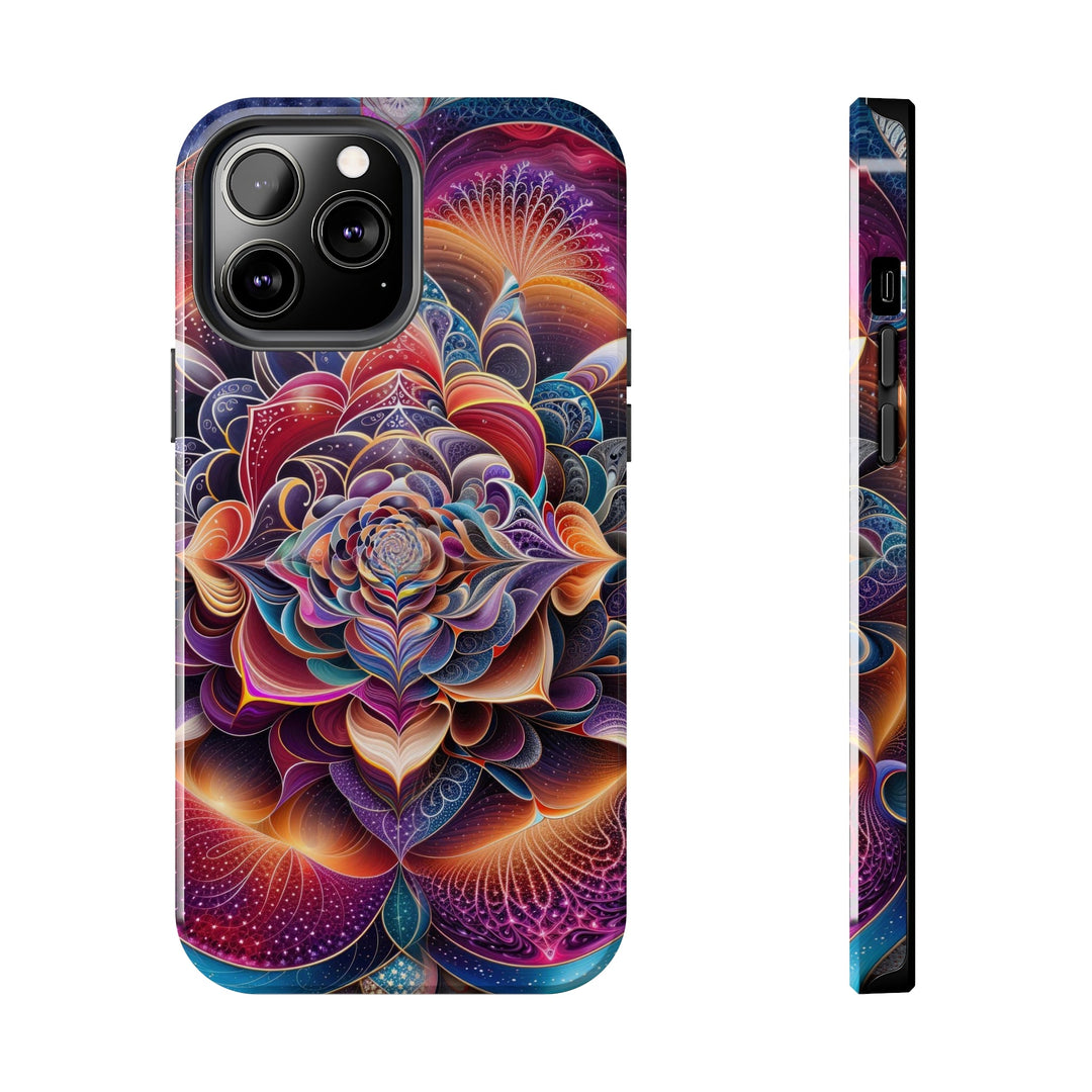 Mystical Floral Mandala - Tough Phone Case - Phone Case - g(0D·IO) - iPhone 13 Pro Max - -