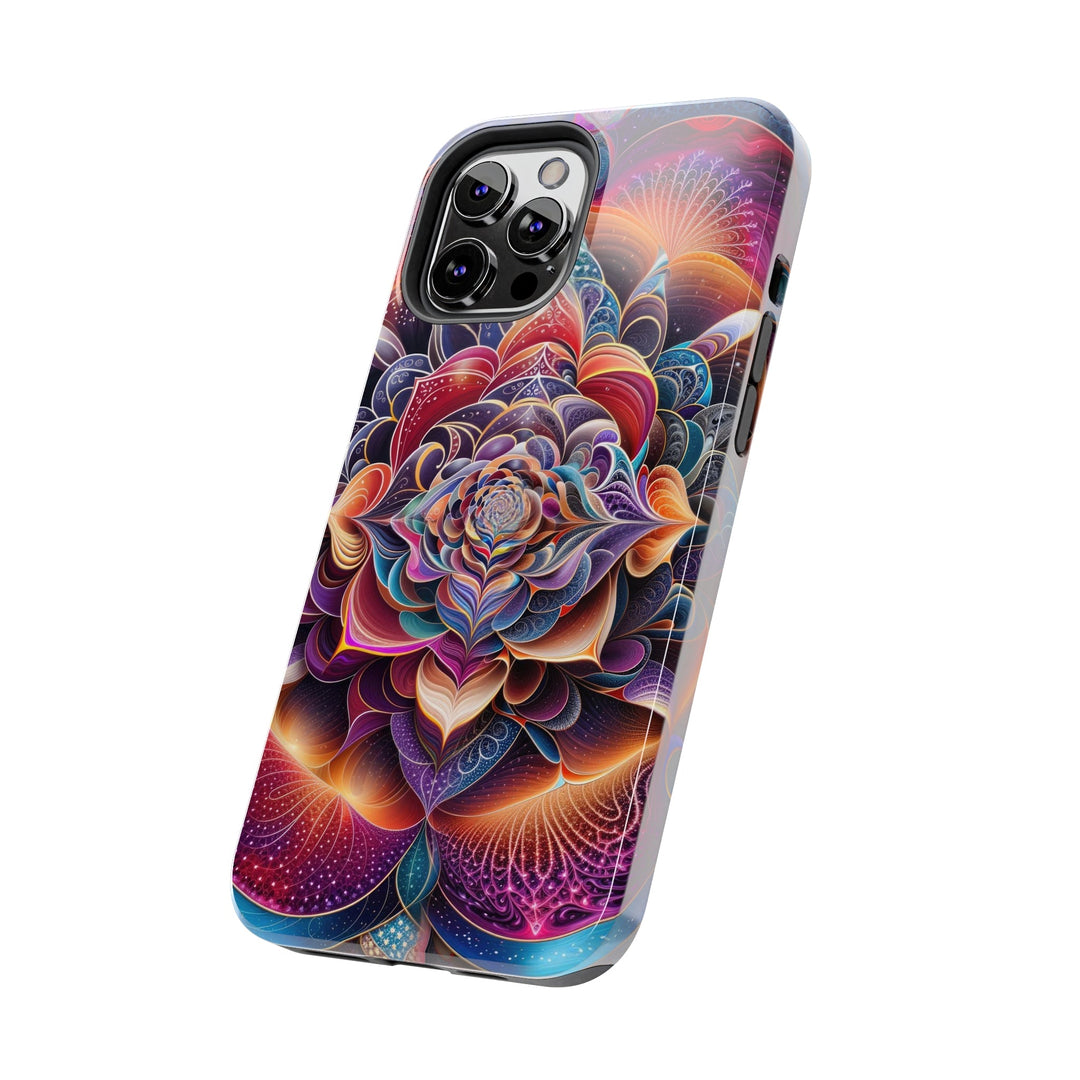 Mystical Floral Mandala - Tough Phone Case - Phone Case - g(0D·IO) - iPhone 13 Mini - -