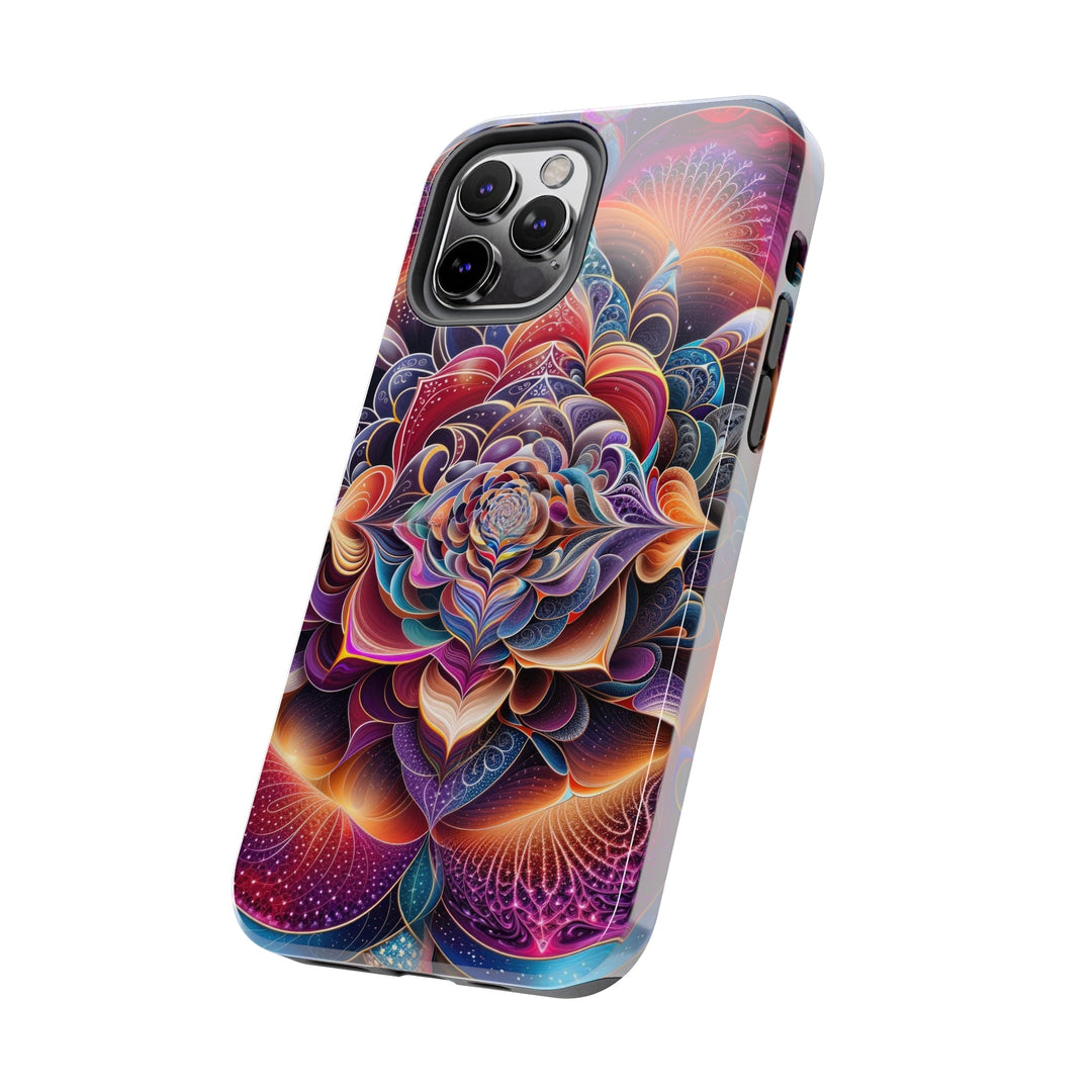 Mystical Floral Mandala - Tough Phone Case - Phone Case - g(0D·IO) - iPhone 13 Mini - -