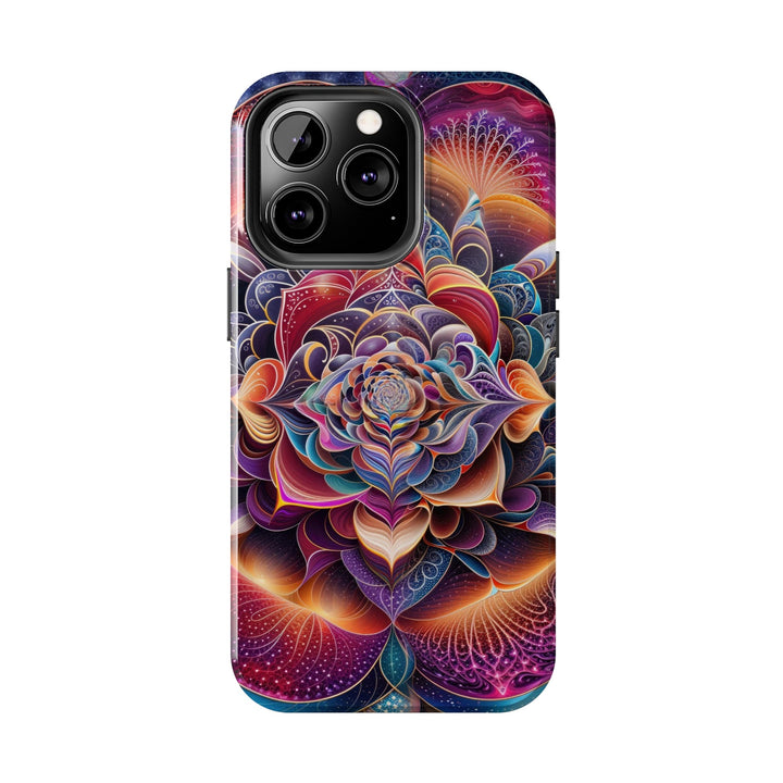 Mystical Floral Mandala - Tough Phone Case - Phone Case - g(0D·IO) - iPhone 13 Mini - -