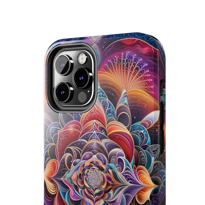 Mystical Floral Mandala - Tough Phone Case - Phone Case - g(0D·IO) - iPhone 13 Mini - -