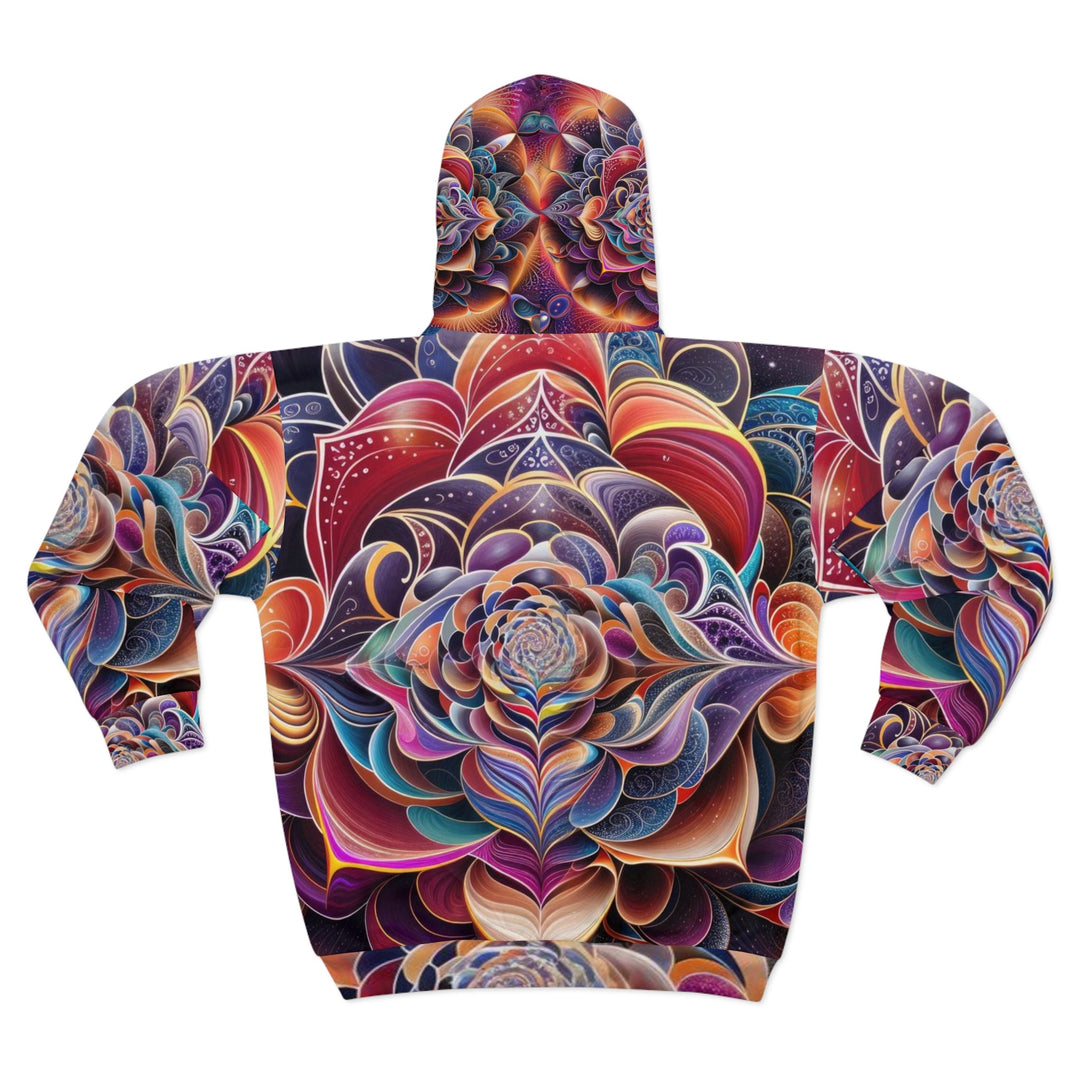 Mystical Floral Mandala - Unisex Zip Hoodie - All Over Prints - g(0D·IO) - XS - -