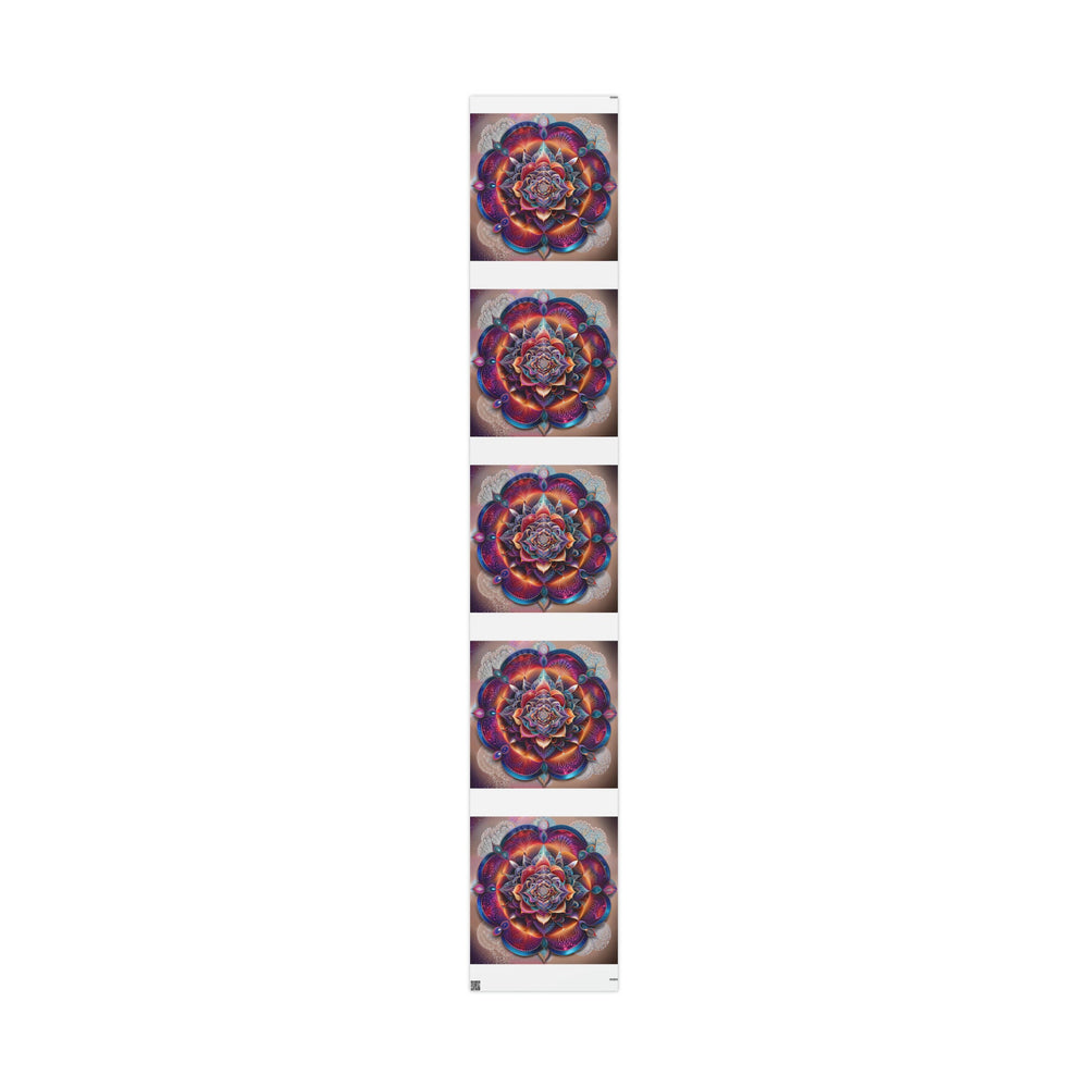 Mystical Floral Mandala - Wrapping Paper - Home Decor - g(0D·IO) - 30" x 180" - Matte -