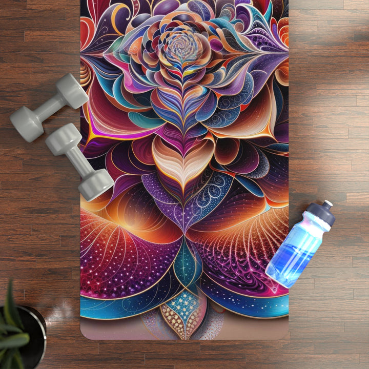 Mystical Floral Mandala - Yoga Mat - Home Decor - g(0D·IO) - 24” x 68” - -