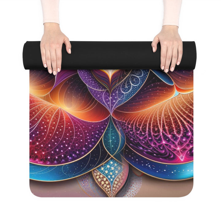 Mystical Floral Mandala - Yoga Mat - Home Decor - g(0D·IO) - 24” x 68” - -
